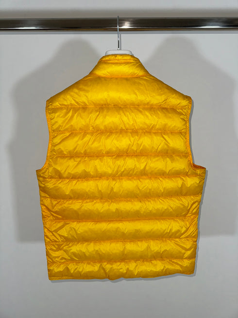 Moncler Gilet Gui vest size 3 yellow